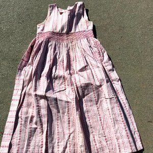 Laura Ashley Flower Sleeveless Summer Dress